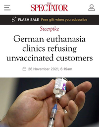 It was never about "a virus" or "your health"