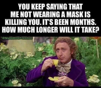 "Wear your mask!  You're killing people!"