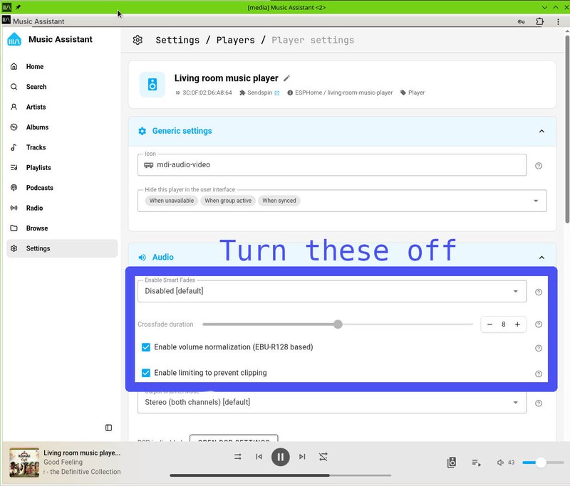 Music Assistant settings for bit-perfect playback.jpg
